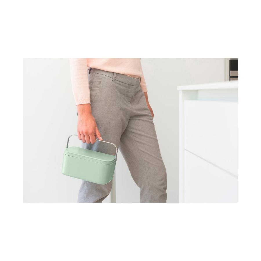 Brabantia Food Waste Caddy Jade Green Jade Green