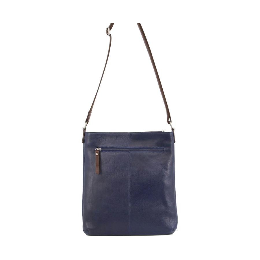 Milleni Faith Women's Leather Crossbody Bag Indigo/Chestnut Indigo/Chestnut