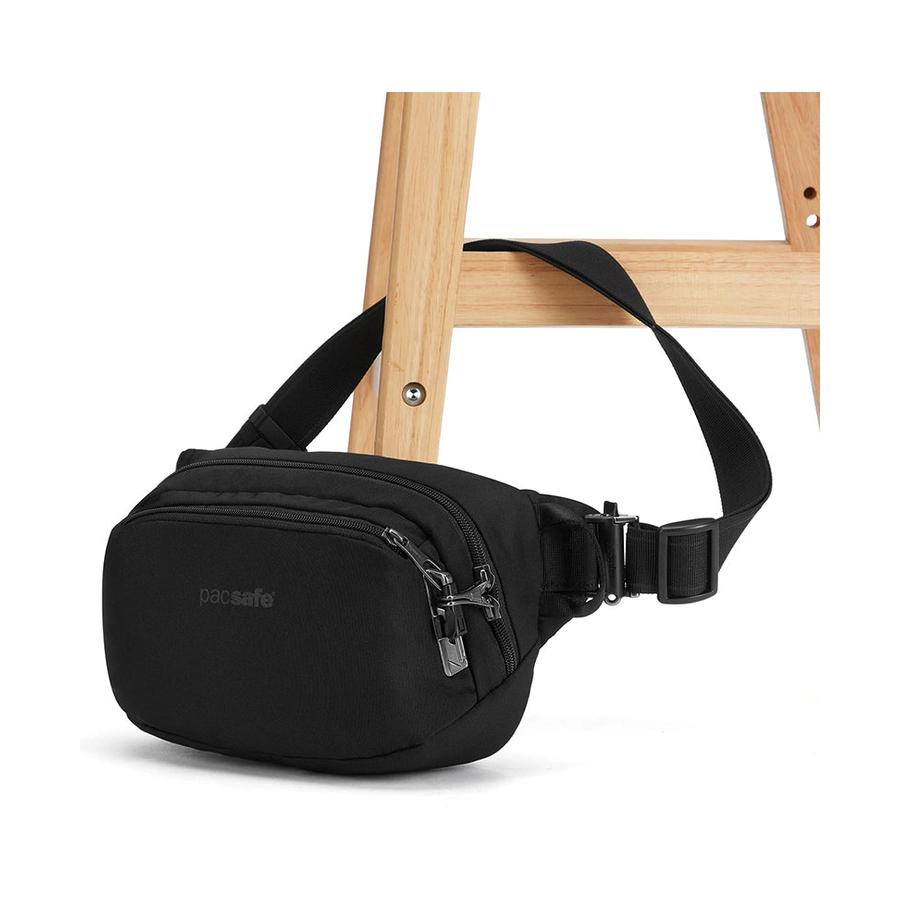 Pacsafe V Anti-Theft Hip Pack Jet Black Jet Black