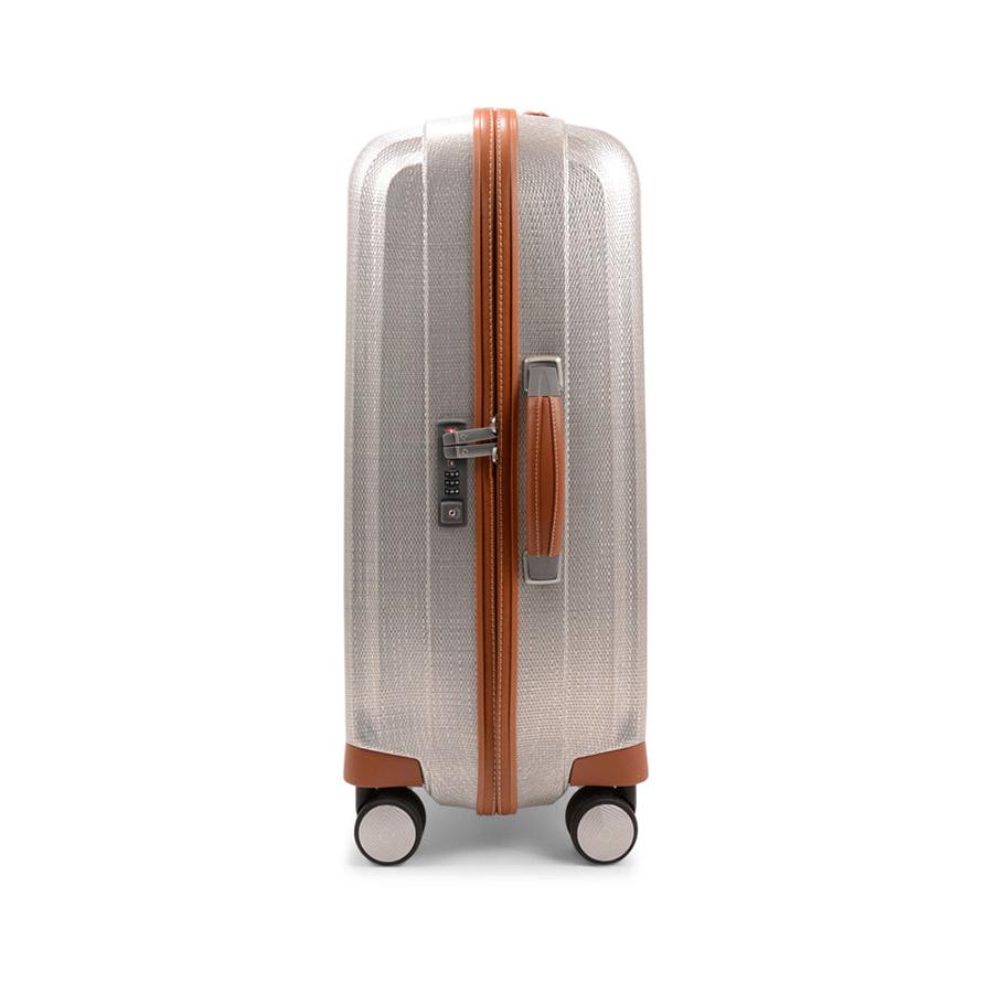 Samsonite Lite-Cube DLX 68cm CURV Spinner Suitcase Aluminium Aluminium