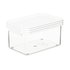 ClickClack Basics Rectangle 0.9L Pantry Storage Container Set of 4 White