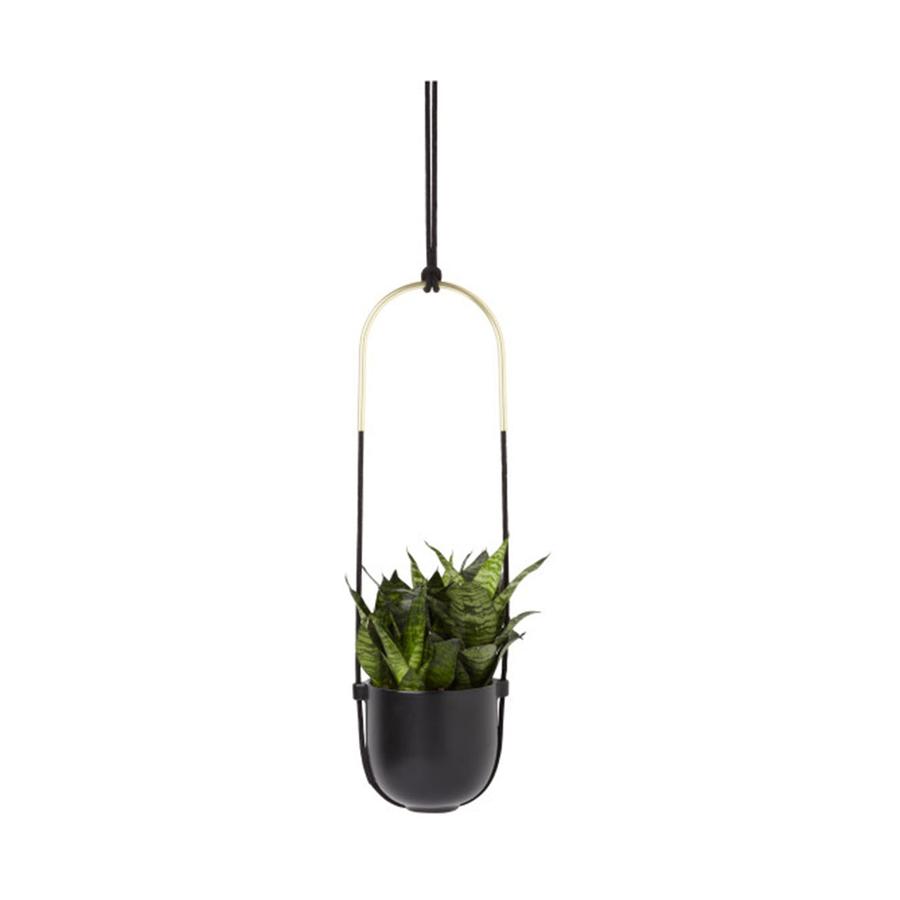 Umbra Bolo Hanging Planter Black Black