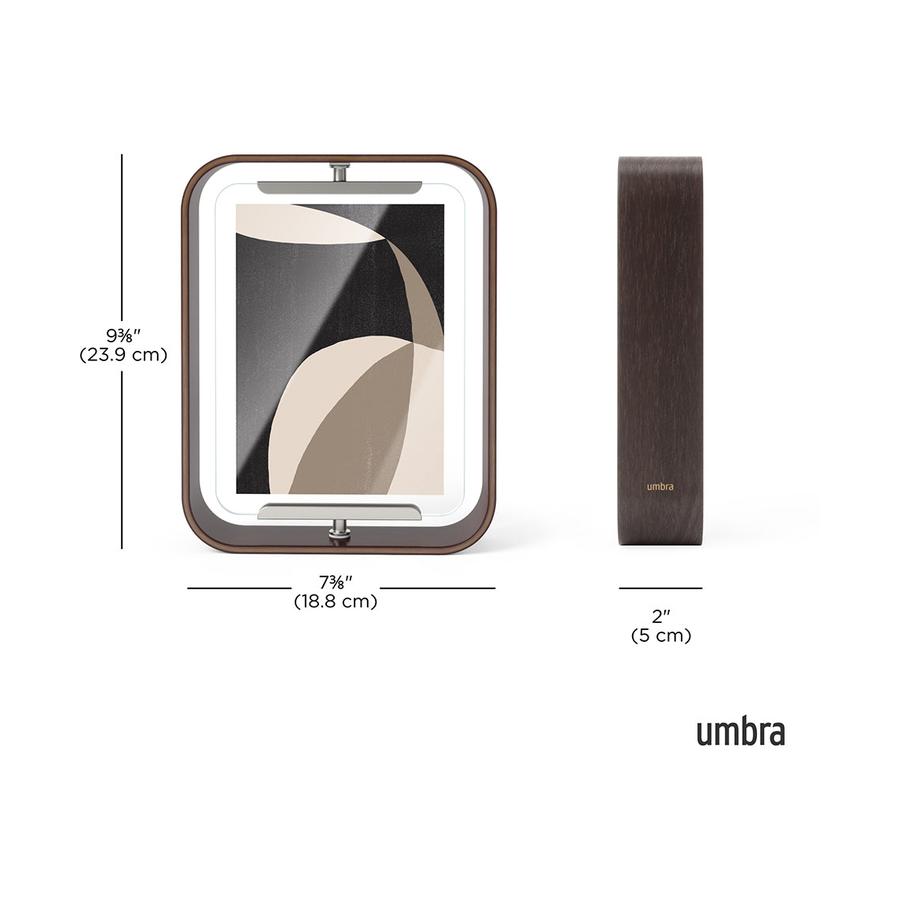 Umbra Bellwood Picture Frame - 13 x 18cm Aged Walnut Aged Walnut