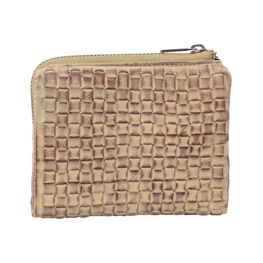Pierre Cardin Amber Women's Rustic Leather Wallet Latte Latte
