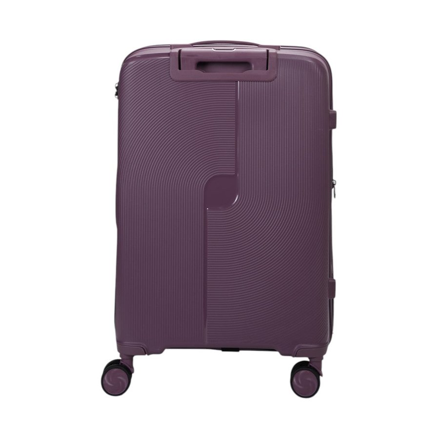 Caselite Aero 65cm Hardside Checked Suitcase Purple Purple