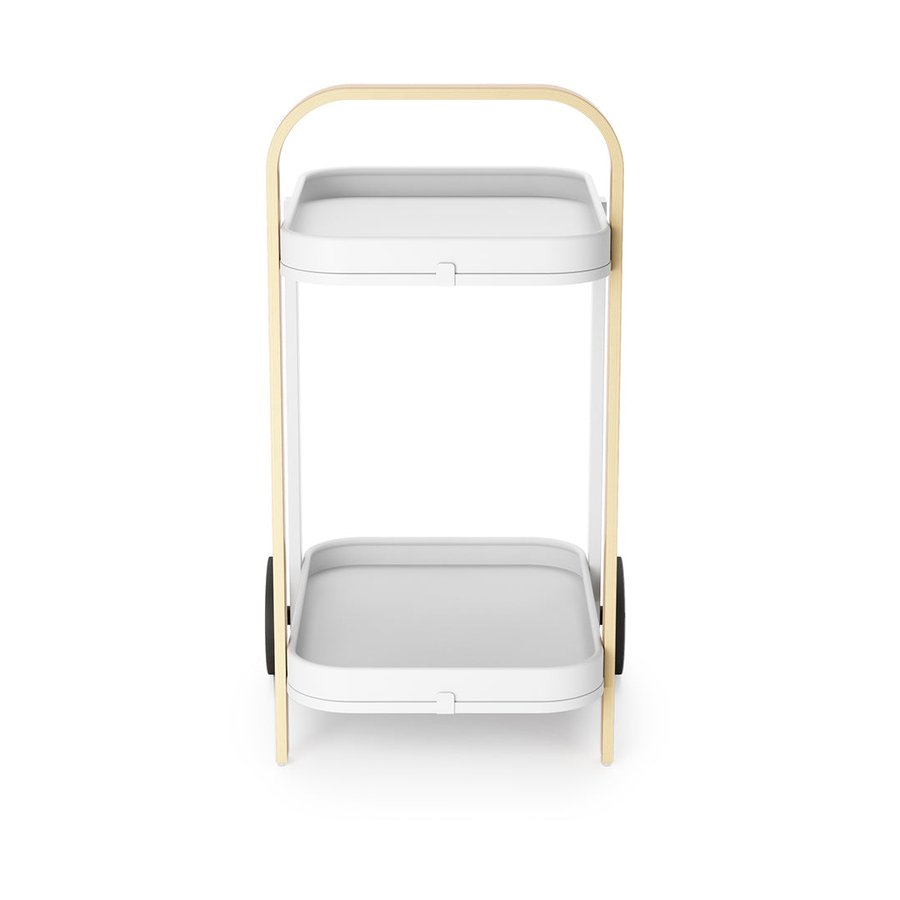 Umbra Bellwood Bar Serving Cart White/Natural White/Natural