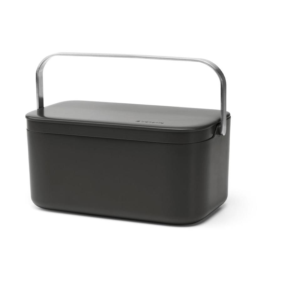 Brabantia Food Waste Caddy Dark Grey Dark Grey