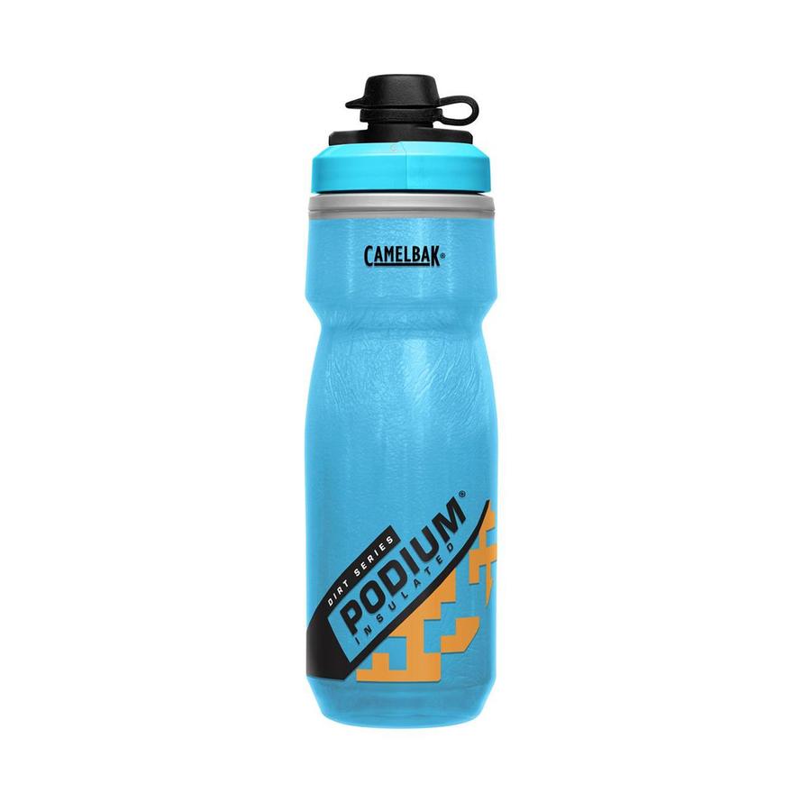 Camelbak 21oz (620ml) Podium Chill Dirt Series Drink Bottle Blue/Orange Blue/Orange
