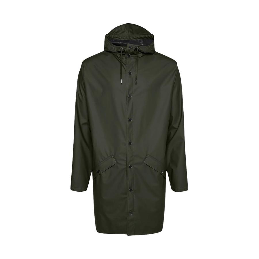 Rains Long Jacket Green XL