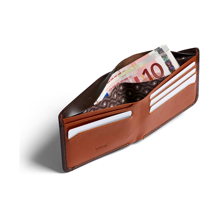 Bellroy RFID Hide & Seek HI Leather Wallet Java Java