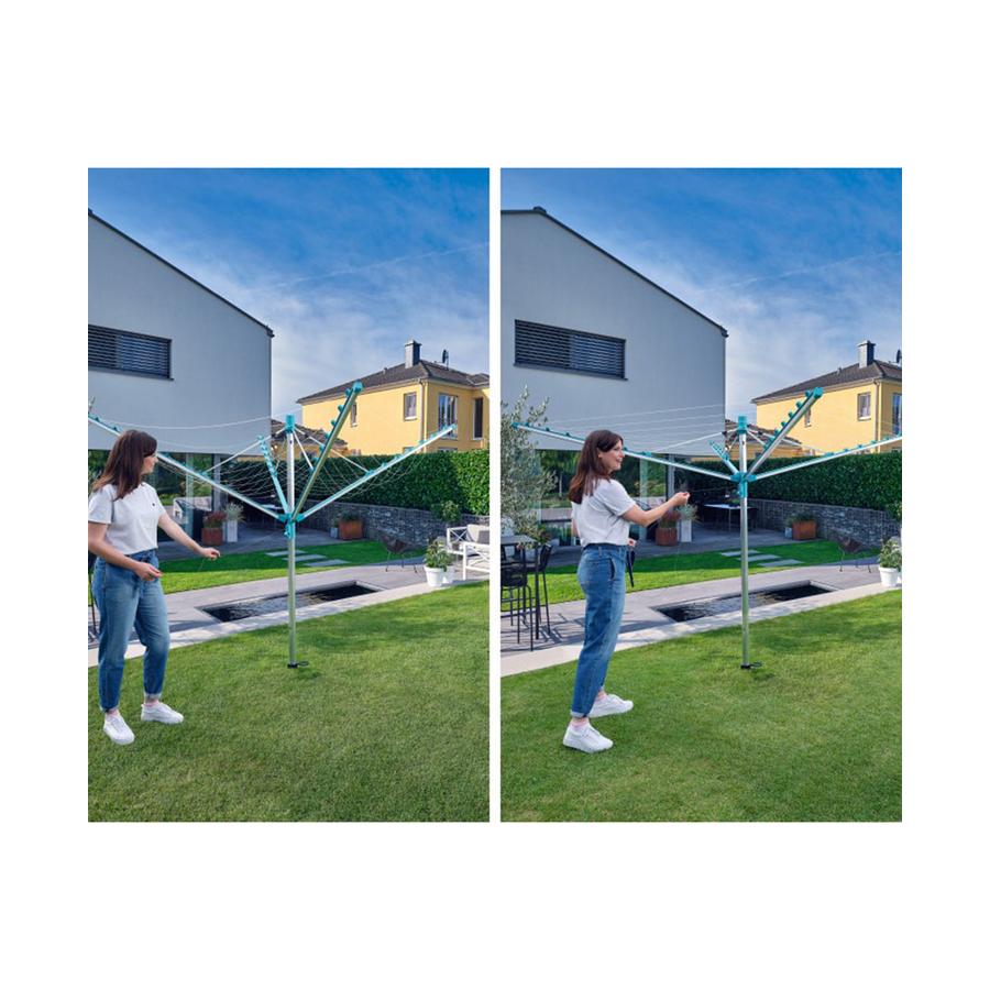 Leifheit Linomatic 400 Easy Rotary Washing Line (40m) White White