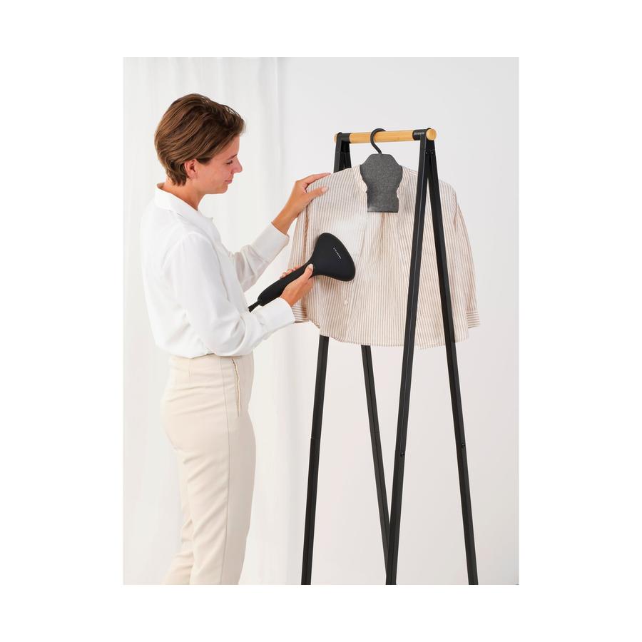 Brabantia Steam Clothes Hanger Pepper Black Pepper Black
