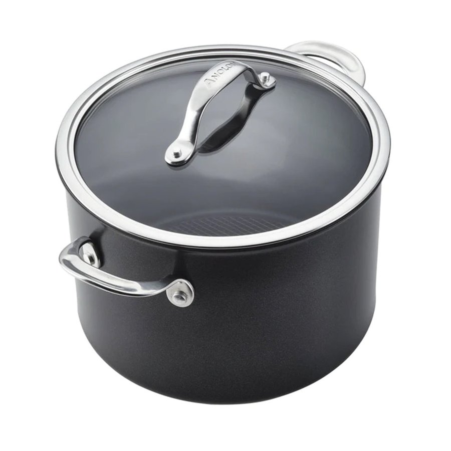 Anolon SearTech 10 Piece Cookware Set Black Black