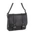 Pierre Cardin Freddie 13" Leather Laptop Satchel Black