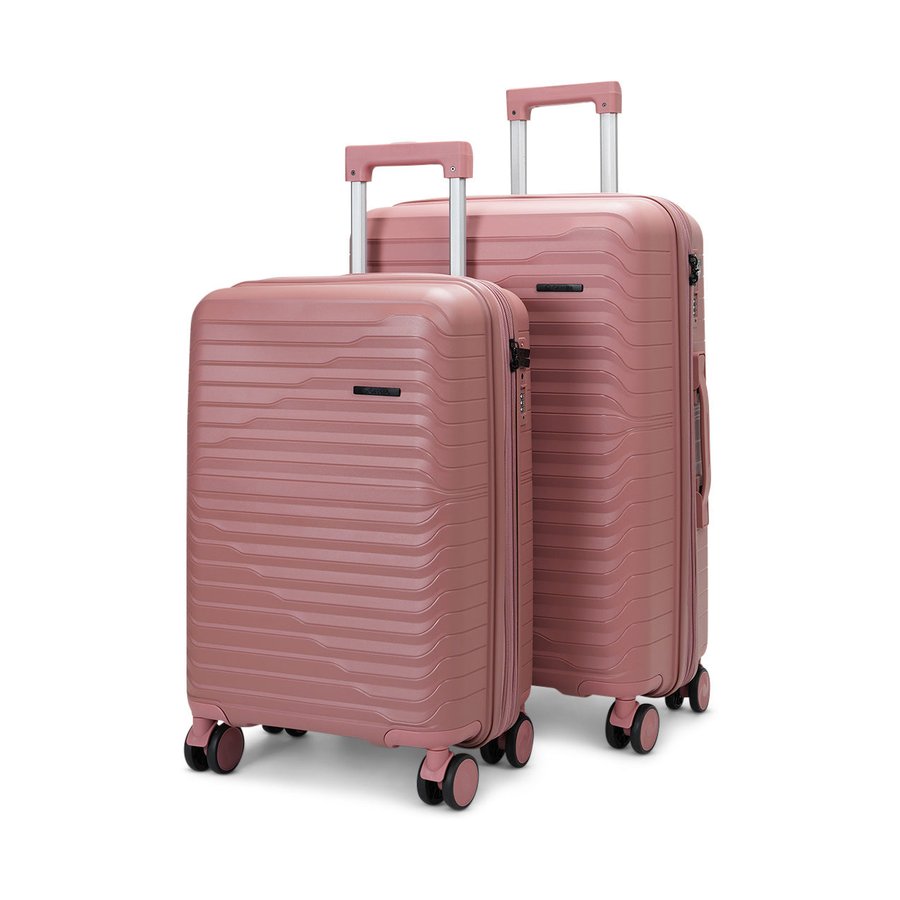 Caselite Summit 56cm & 65cm Hardside Luggage Set Rose Rose