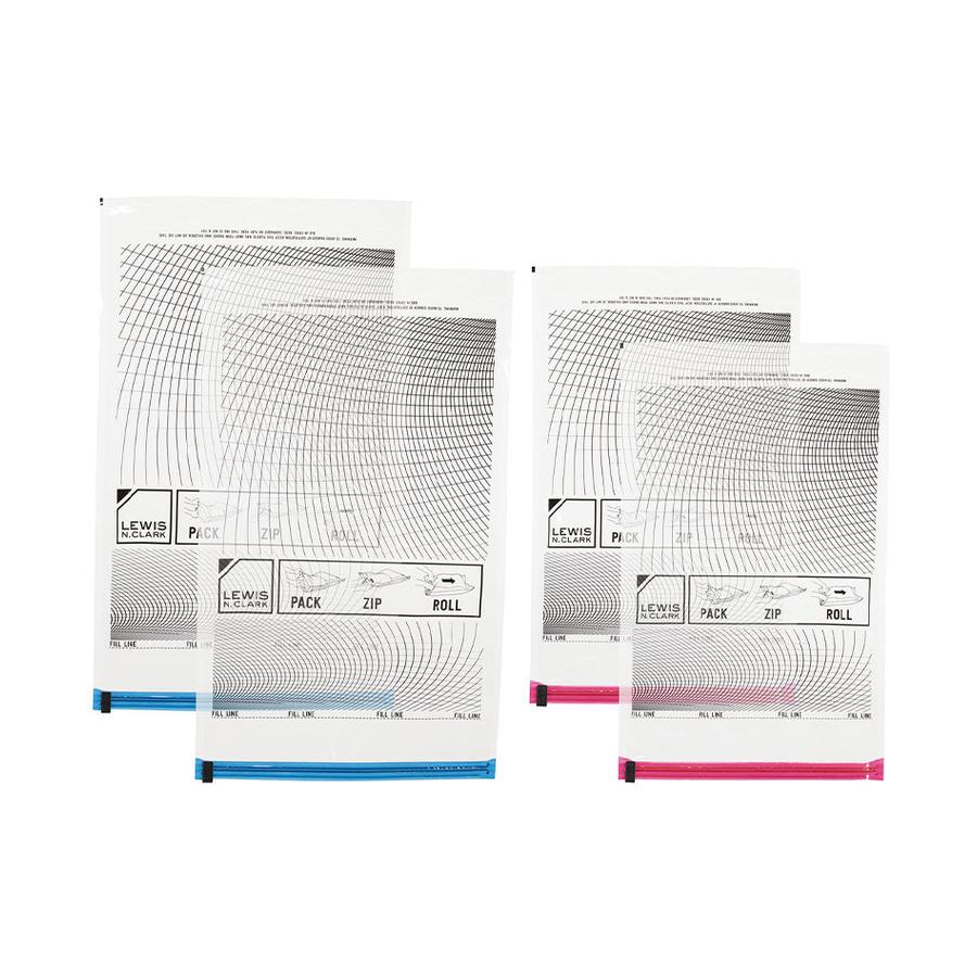 Lewis N. Clark Compression Bags - 4 Pack Clear Clear