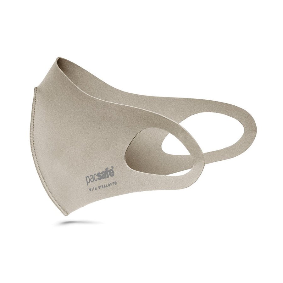 Pacsafe Protective & Reusable ViralOff Face Mask Ash Default Title