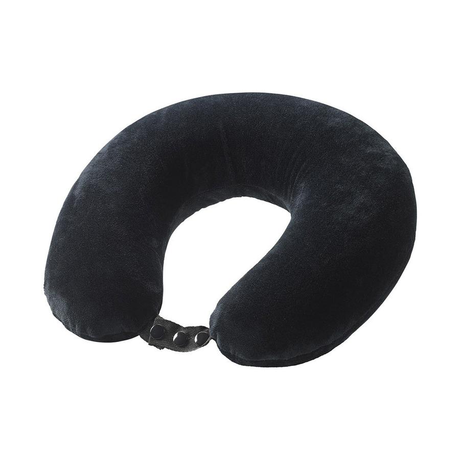 Lewis N. Clark Memory Foam Neck Pillow Black Black