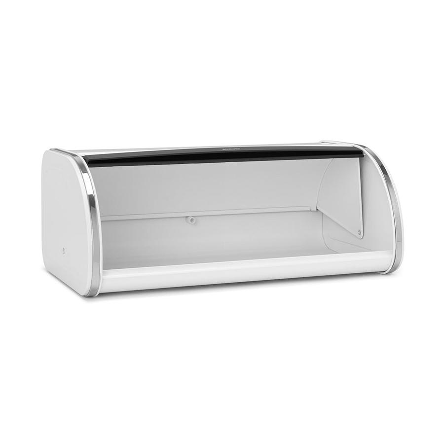 Brabantia Roll Top Bread Bin White White