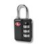 Caselite 3-Dial TSA Combination Lock Black