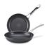 Anolon SearTech 21cm & 25cm Skillet Set Black