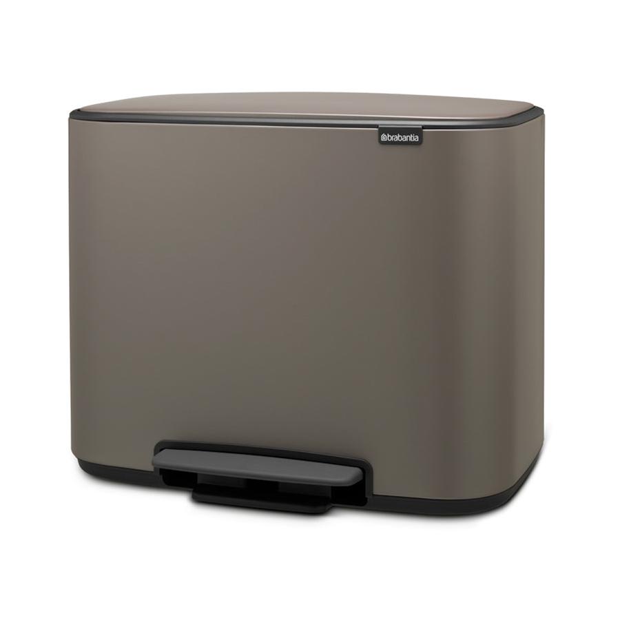 Brabantia Bo Pedal Bin (36L) Platinum Platinum
