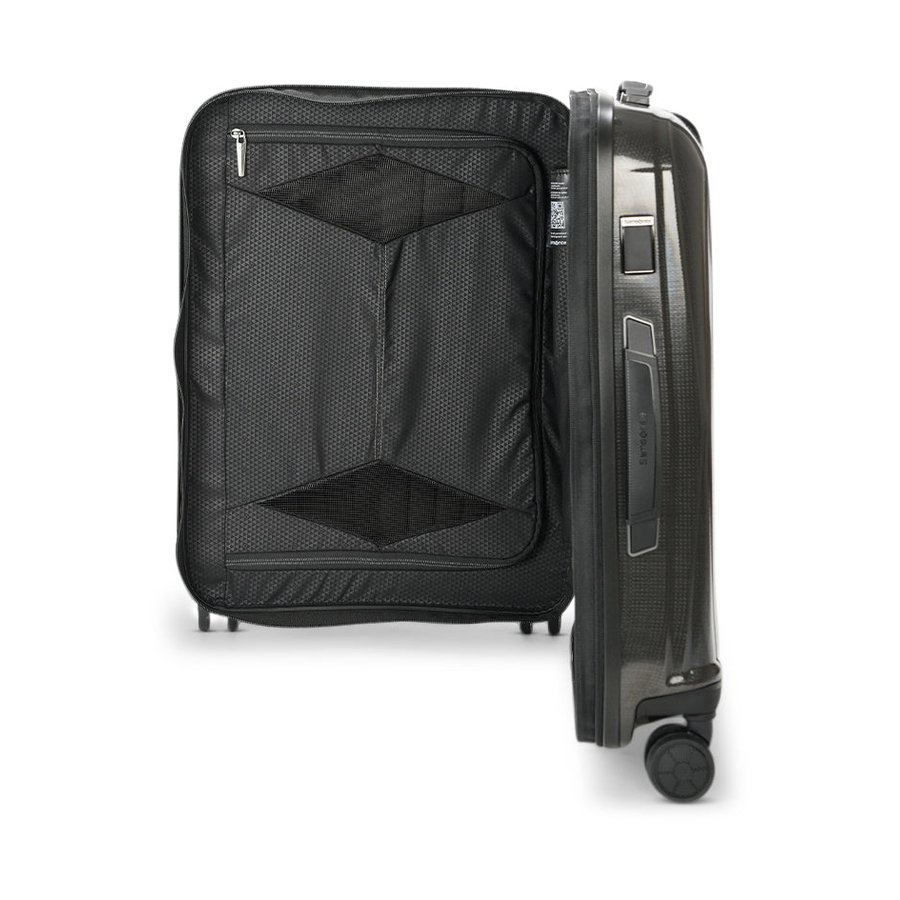 Samsonite Major-Lite 55cm Hardside Carry-On Suitcase Black Black