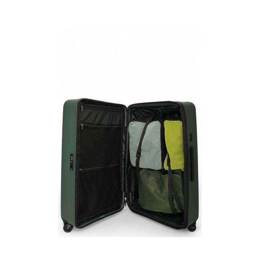 Samsonite Restackd 81cm Hardside Checked Suitcase Sage Sage