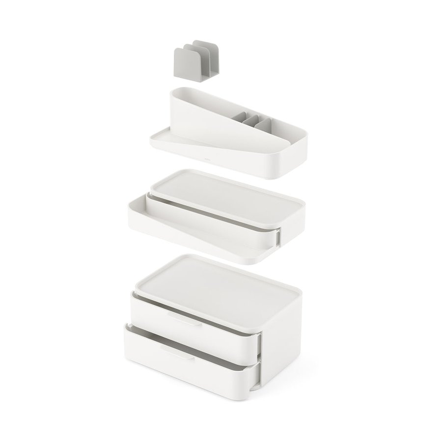 Umbra Glam Large Organiser White/Grey White/Grey
