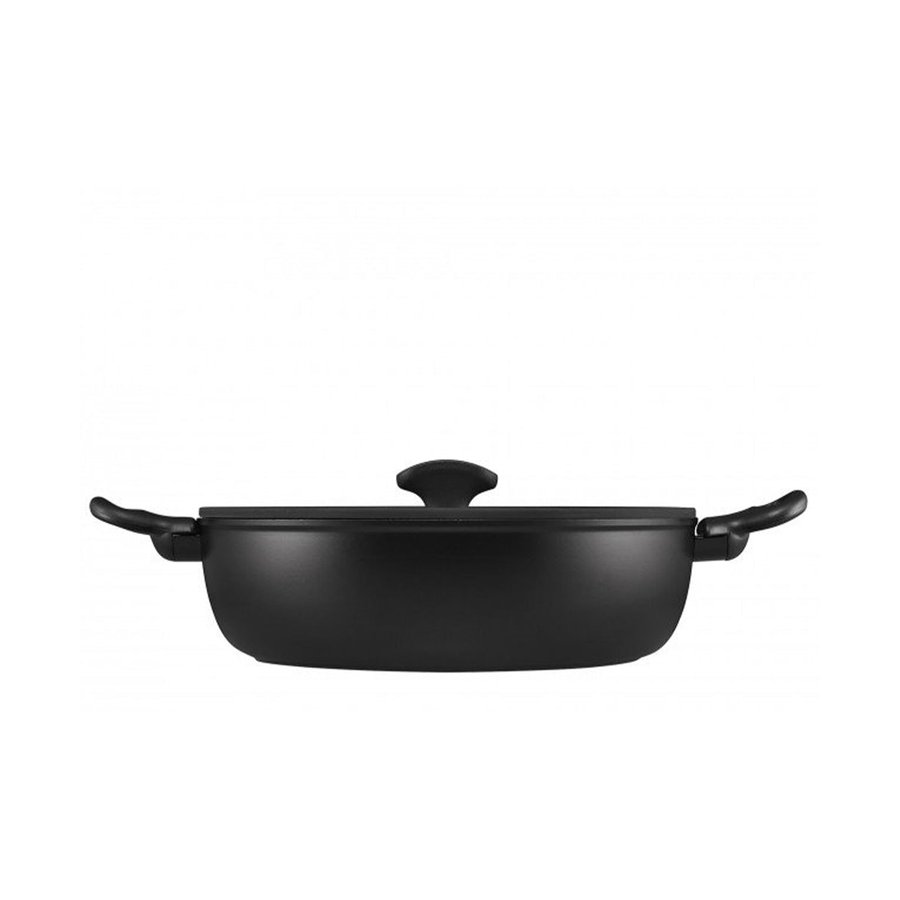 Essteele Per Domani 30cm (5.5L) Covered Sauteuse Pan Black Black