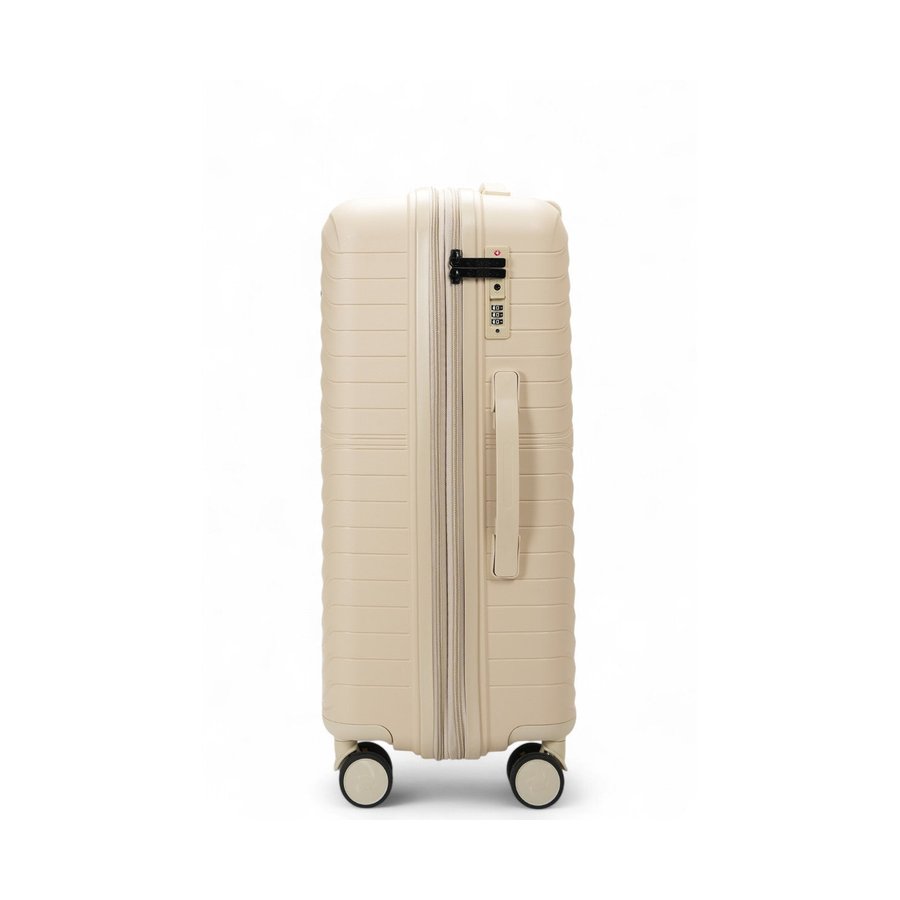 Caselite Summit 65cm Hardside Checked Suitcase Beige Beige