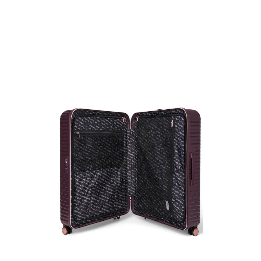 Saben Going Places 55cm, 66cm & 76cm Hardside Luggage Set Merlot Merlot