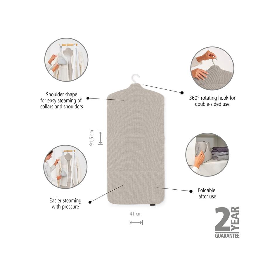 Brabantia Foldable Steam Board Grey Grey