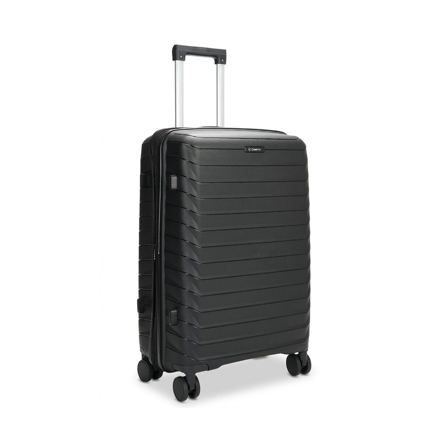 Caselite Expedition 56cm & 65cm Hardside Luggage Set Black Black