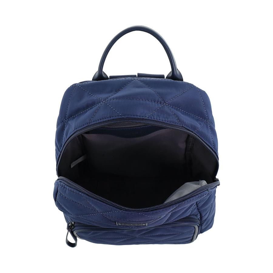 Pierre Cardin Dani Nylon Quilted Backpack Navy Navy