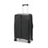 Caselite Quest 65cm Hardside Checked Suitcase Black