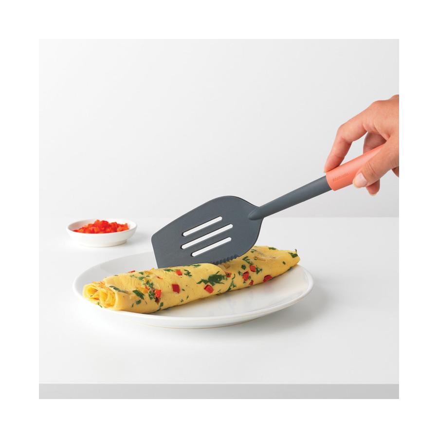 Brabantia Tasty+ Spatula Plus Cutting Edge Terracotta Pink Terracotta Pink
