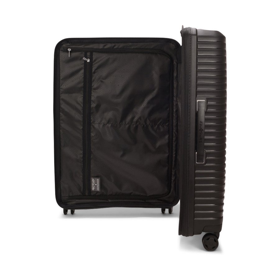 Samsonite Upscape 55cm Easy Access & 75cm Hardside Luggage Set Black Black