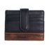 Pierre Cardin Jerry Men's Leather Streamlined Tab Wallet Black/Cognac