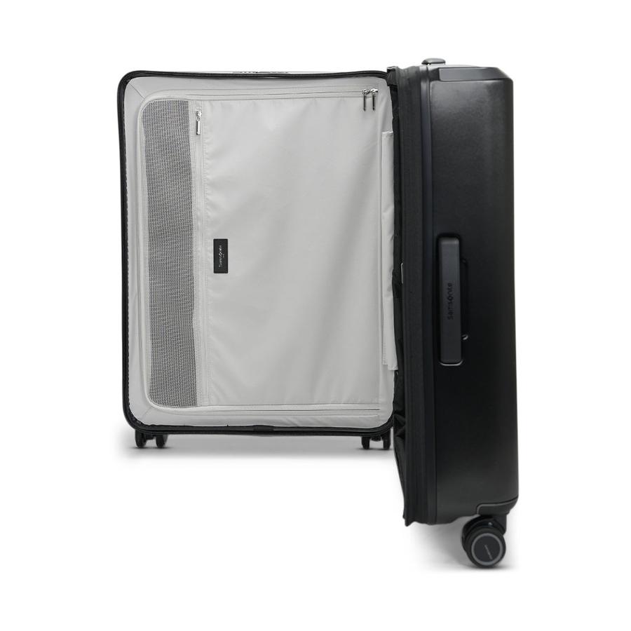 Samsonite Evoa Z 69cm Hardside Checked Suitcase Black Black