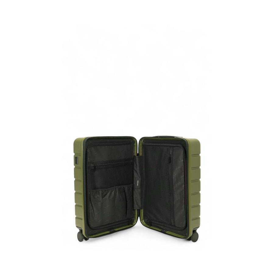 Explorer Arlo Pro 52cm Front Access Hardside Carry-On Suitcase Evergreen Evergreen