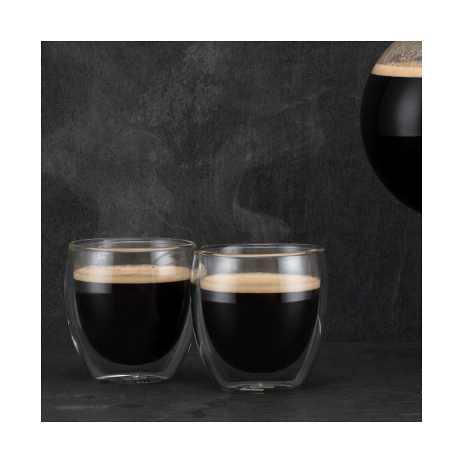 Bodum Pavina 250ml Double Wall Glasses (Set of 2) Transparent Transparent