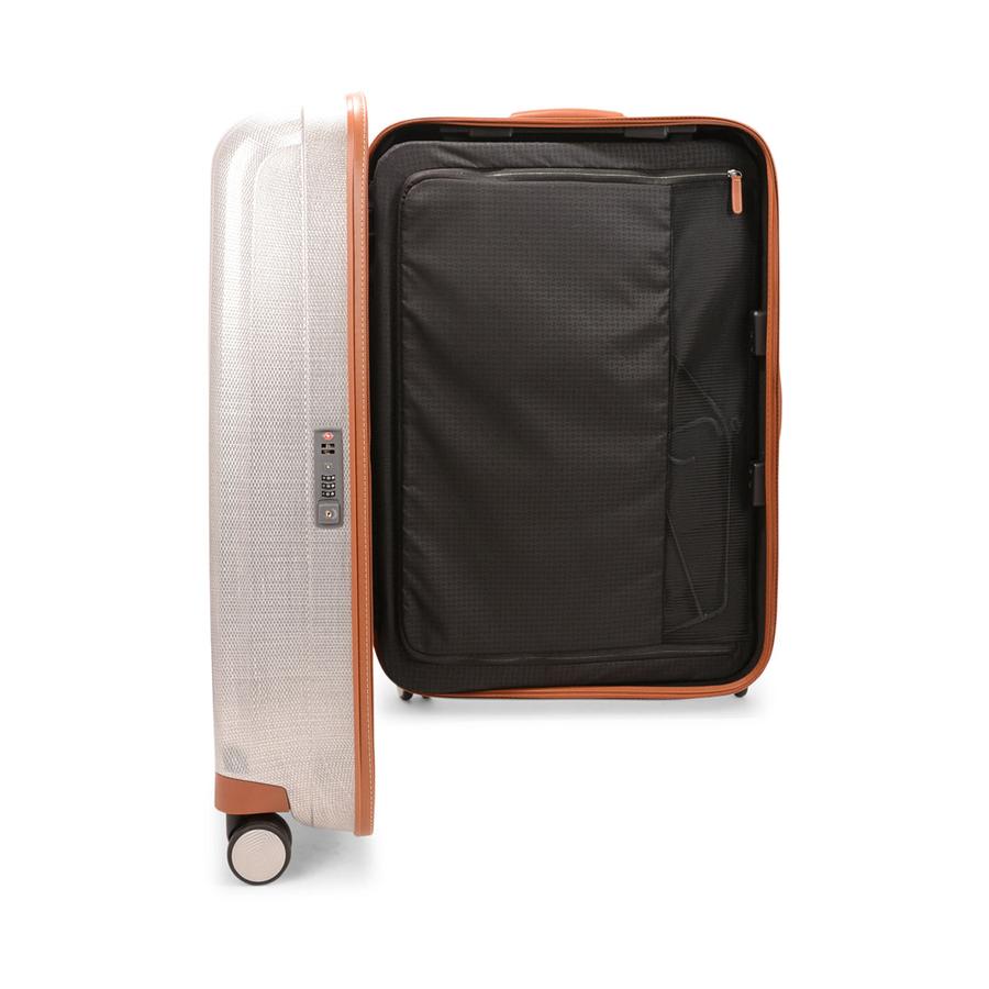 Samsonite Lite-Cube DLX CURV Luggage Set 55cm & 76cm Aluminium Aluminium