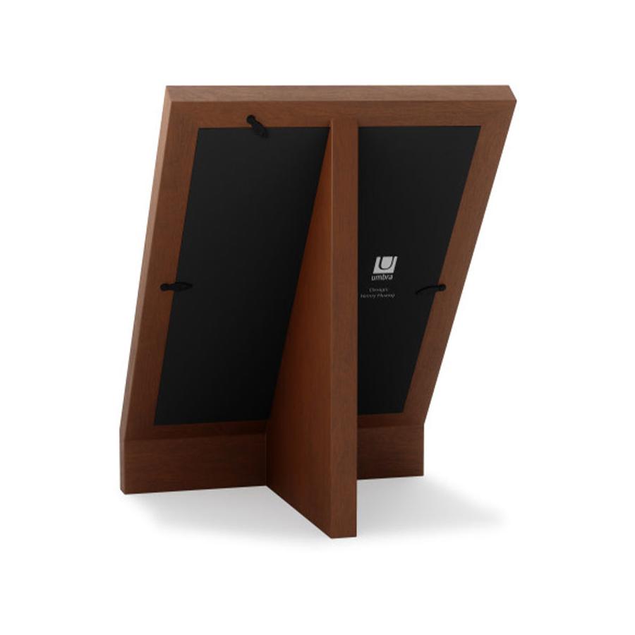 Umbra Podium Picture Frame (13cm x 18cm) Light Walnut Light Walnut