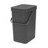 Brabantia Sort & Go Waste Bin (12L) Grey