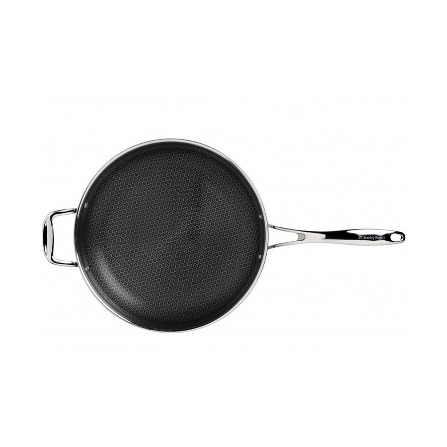 Stanley Rogers Matrix 32cm Non-Stick Frypan Stainless Steel Stainless Steel