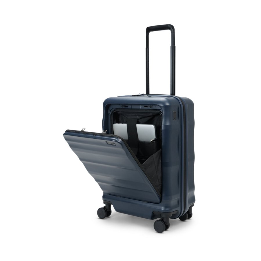 Explorer Luna-Air 55cm Front Access & 63cm Hardside Luggage Set Navy Navy