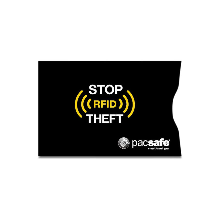 Pacsafe RFIDsleeve 25 RFID-Blocking Credit Card Sleeve - 2 Pack Black Black