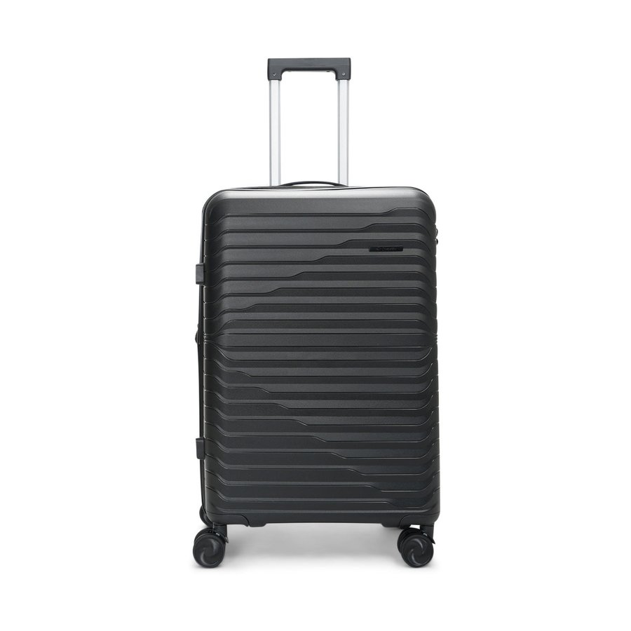 Caselite Summit 56cm & 65cm Hardside Luggage Set Black Black