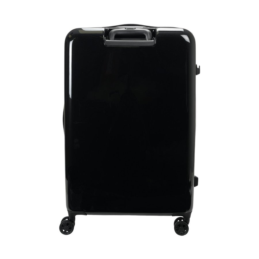 Caselite NZ Map 77cm Hardside Checked Suitcase Black Black